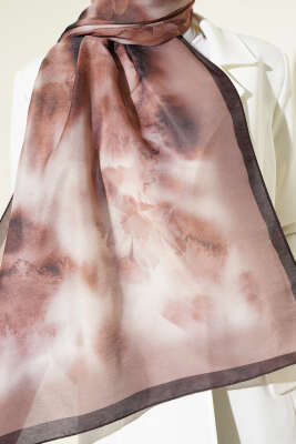 Desenli Soft Kahve Serisi Şal Asorti 5 - Günün Seçilenleri