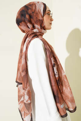 Desenli Soft Kahve Serisi Şal Asorti 6 - Günün Seçilenleri