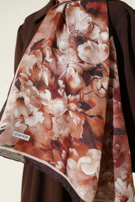 Desenli Soft Kahve Serisi Şal Asorti 7 - Günün Seçilenleri