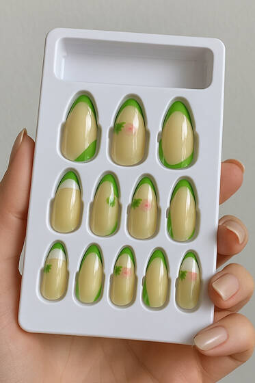 Desenli Takma Tırnak Asorti 2 - Tırnak Aksesuarları