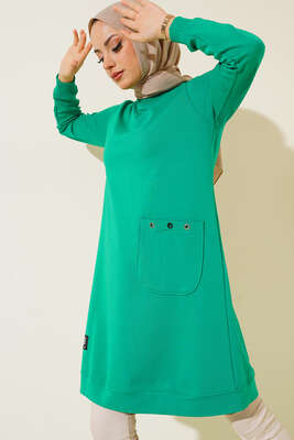 Design Free Armalı Uzun Tunik Benetton - Tunik