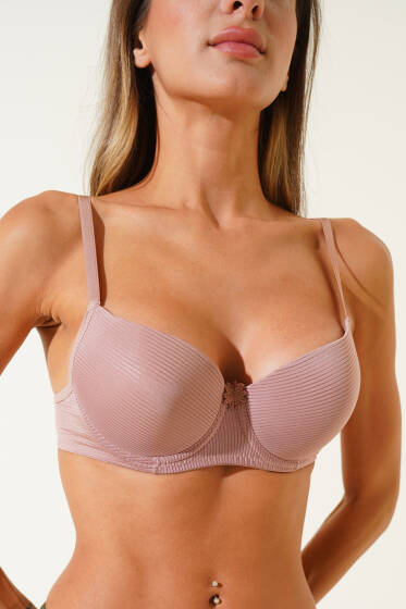 Desteksiz Şerit Sütyen Kahve - Desteksiz Sütyen