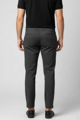 Pilesiz Bel Bağcıklı Erkek Pantolon Füme - Günün Seçilenleri