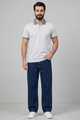 Dijital Baskılı Erkek T-shirt Gri - Erkek T-shirt