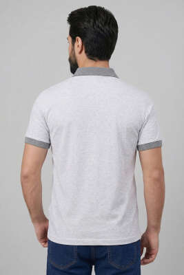 Dijital Baskılı Erkek T-shirt Gri - Yılın Fırsatı