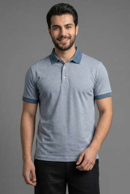 Dijital Baskılı Erkek T-shirt İndigo - WİPEOUT