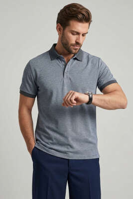 Dijital Baskılı Erkek T-shirt Koyu Gri - WİPEOUT