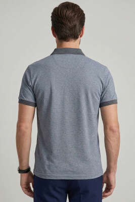 Dijital Baskılı Erkek T-shirt Koyu Gri - Erkek T-shirt