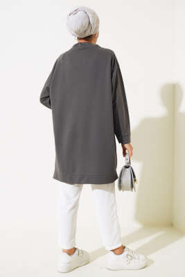 Dik Yaka Tunik Füme - 100-300 TL Ürünler