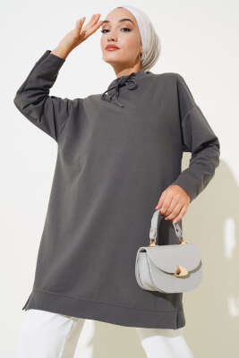 Dik Yaka Tunik Füme - 100-300 TL Ürünler
