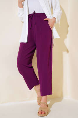 Dikişli Ayrobin Pantolon Mor - 100-300 TL Ürünler