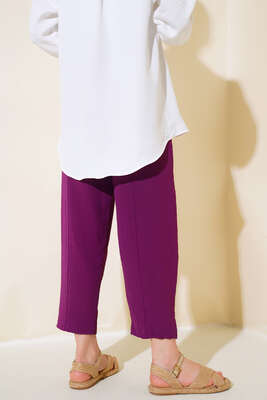 Dikişli Ayrobin Pantolon Mor - 100-300 TL Ürünler