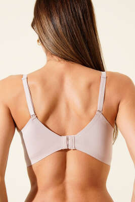 Dikişsiz Destekli Sıfır His Ziro Gram Sütyen Pudra - Toparlayıcı Sütyen / Minimizer Sütyen