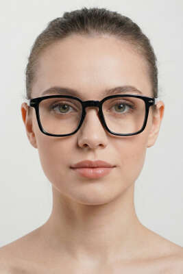 Dione Serisi Şeffaf Gözlük Siyah - DISEGNO TEKSTİL