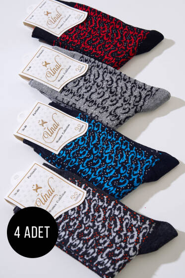 Dörtlü Bayan Soket Çorap Seti Asorti 5 - KADIN ÇORAP