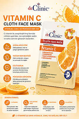 Dr. Clinic Kağıt Maske Vitamin C 
