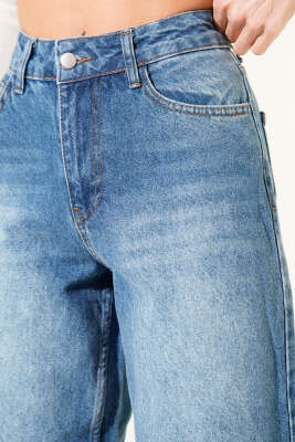 Duble Dar Paça Kot Pantolon Kot - Kadın Giyim Modelleri