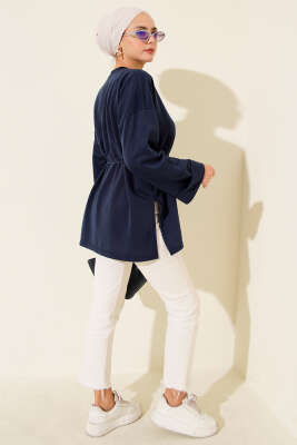 Duble Kol İp Bağcıklı Tunik Parlement - Yılın Fırsatı