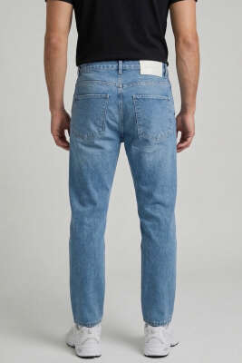 Düğme Detaylı Cepli Erkek Pantolon Yeşil Tint - Erkek Pantolon