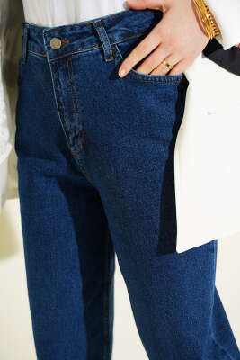 Düğmeli Baggy Pantolon Kot - Pantolon