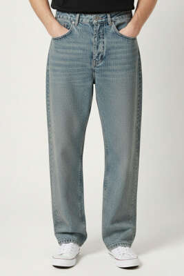 Düğmeli Cepli Regular Fit Erkek Pantolon Yeşil Tint - GİESTO