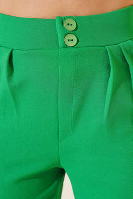 Düğmeli Dar Paça Pantolon Benetton - Thumbnail