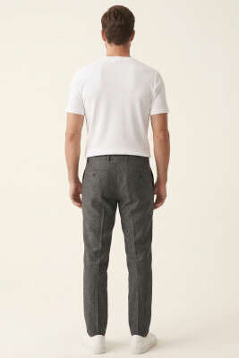 Düğmeli Fitilli Erkek T-shirt Beyaz - Erkek T-shirt