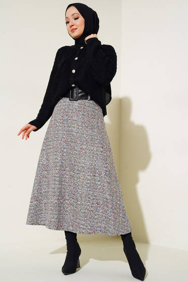 Düğmeli Yumoş Hırka Siyah - Hırka