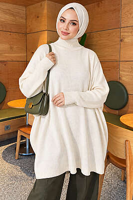 Düşük Kol Detaylı Triko Tunik Taş - 100-300 TL Ürünler