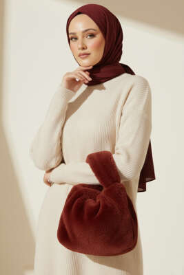 Düşük Kol Detaylı Triko Tunik Taş - Yılın Fırsatı