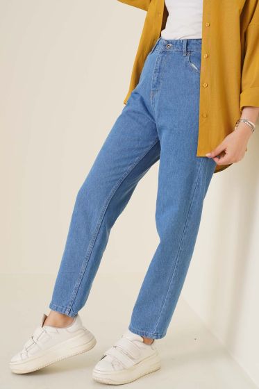 Düz Boyfriend Orta Kot Pantolon - ÇOK SATANLAR