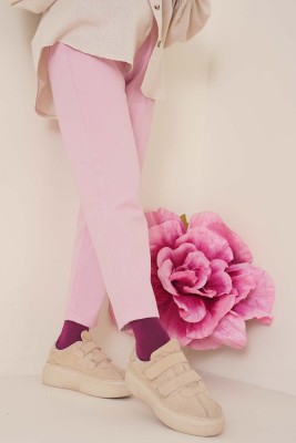 Düz Boyfriend Pembe Pantolon - 300-500 TL Ürünler