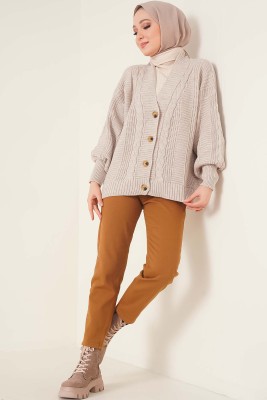 Düz Boyfriend Taba Pantolon - 300-500 TL Ürünler