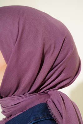 Düz Flamu Cotton Eşarp Sirke - Başörtüsü