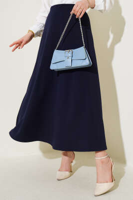 Düz Kloş Etek Parlement - Uzun Etek