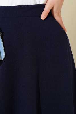 Düz Kloş Etek Parlement - Uzun Etek