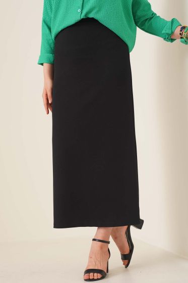 Düz Siyah Kalem Etek - Yılın Fırsatı