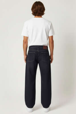 Efektli Baggy Erkek Kot Pantolon Kot - Erkek Pantolon