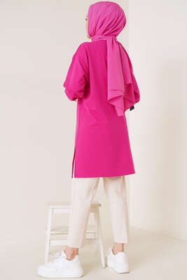 Elegance Serisi Tunik Fuşya - Tunik