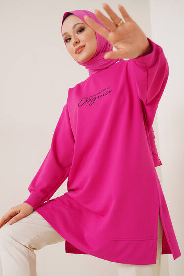 Elegance Serisi Tunik Fuşya - Tunik