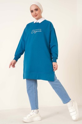 Elegance Serisi Tunik Petrol - Tunik