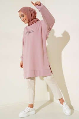 Elegance Serisi Tunik Pudra - Tunik