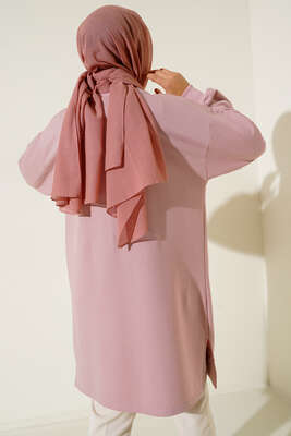 Elegance Serisi Tunik Pudra - Tunik