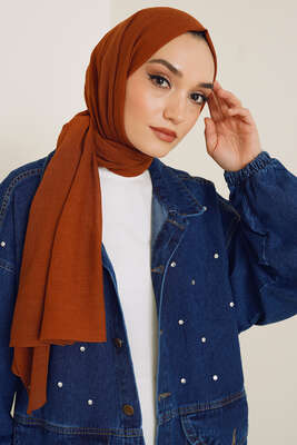 Elegant Serisi Açık Kahve Şal - Başörtüsü