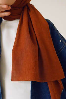 Elegant Serisi Açık Kahve Şal - Başörtüsü