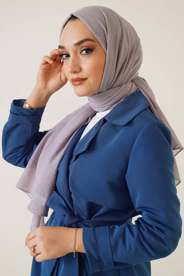 Elegant Serisi Açık Lila Şal -9 - Başörtüsü