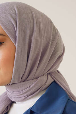 Elegant Serisi Açık Lila Şal -9 - Başörtüsü