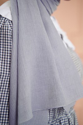 Elegant Serisi Gri Şal -55 - Başörtüsü