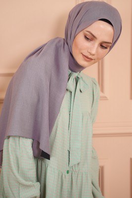 Elegant Serisi Koyu Lila Şal -15
