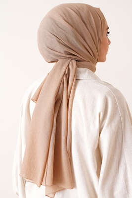 Elegant Serisi Latte Şal -28 - Başörtüsü